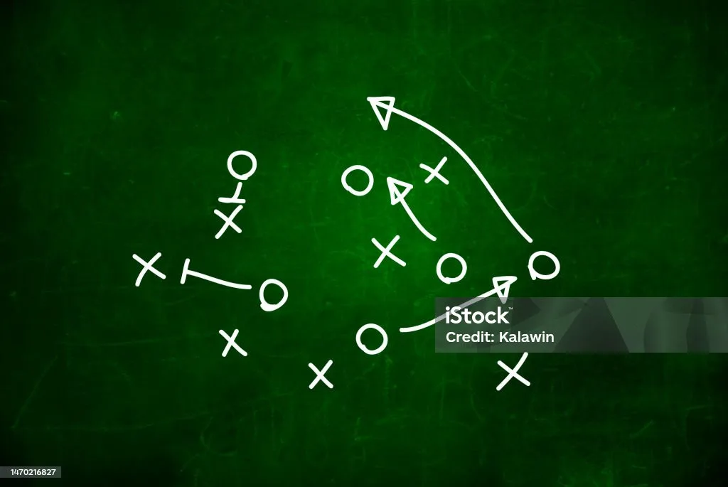 football defence tactic board