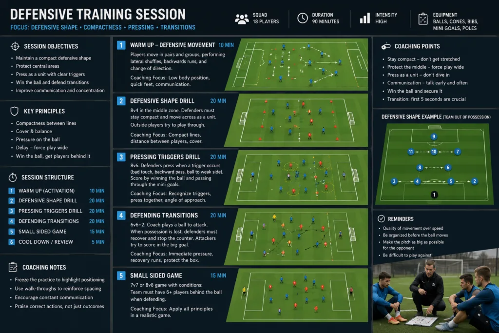 defensive teams 2026 World Cup training session