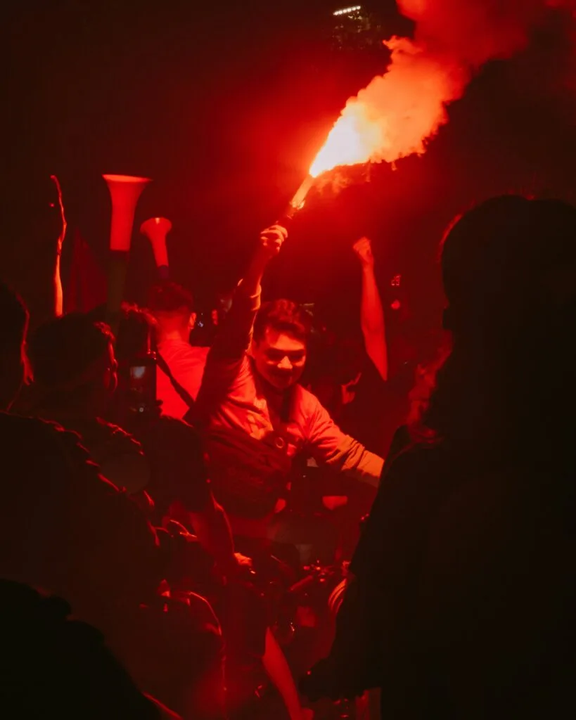 psg fans celebrate 2026 champions league win versus arsenal